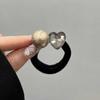 Anillo de perla de alta textura para el cabello, anillo de toalla de alta elasticidad, cuerda para el cabello, cuerda para el cabello, nuevo estilo Chanel, accesorios para el cabello duraderos