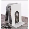 Sujetalibros de Biblioteca Estantería para Estudiantes Soporte de Escritorio para Libros Pinza para Libros Escolares Portadocumentos Estilo Sencillo