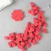 Esponja Gota d'Água para Pó, Esponja de Maquiagem Descartável, Almofada de Ar, Bloco de Esponja para Unhas de Uso Duplo Seco e Úmido