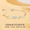 Colar de Paz com Espinho de Prata S925 Feminino Luxo Leve Espiga de Trigo Novo Pingente Chinês Corrente para Clavícula Presente de Feriado de Alta Qualidade