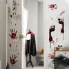 Ms2472 Pegatina de Pared Creativa Tema Halloween Mano con Garra Sangrienta Fondo Decoración Festival Dormitorio Pegatina de Pared Gran Cantidad Negociable