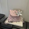 2026 Verão Nova Textura Acolchoado Diamante Corrente Bolsa de Ombro Estilo Coreano Nicho Versátil Bolsa de Ombro Único Duplo Ombro Atacado Bolsa Feminina
