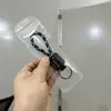 Llavero de cuerda tejida a mano de cuero para coche personalidad creativo colgante de llave patrón de texto imprimible venta al por mayor de fábrica