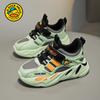 Zapatos Infantiles Marca Pato Amarillo para Niños Pequeños y Medianos 2026 Primavera Nuevos Zapatos para Niñas Piel Impermeables Malla Zapatos Deportivos para Niños