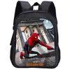 Mochila Escolar para Jardim de Infância Homem-Aranha Homem Aranha Estampa de Personagem One Piece Mochila Infantil 13 polegadas Atacado Transfronteiriço