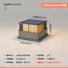 Lámpara de Poste Estilo Nuevo, Lámpara de Poste para Portón de Villa Alimentada por Energía Solar, Lámpara de Patio Exterior, Lámpara Superior para Poste de Valla, Luminaria de Poste Impermeable