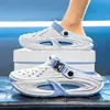 Sandalias de Madera para Hombre 2026 Nuevo Modelo Popular Playa Exterior Antideslizantes Zapatillas Cerradas para Pareja