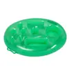 Portavasos Inflable de PVC para Bebidas Transfronterizo, Barra de Hielo y Agua Inflable, Bandeja de Hielo de Autoservicio, Portavasos Flotante para Piscina de Fiesta de Nueve Agujeros