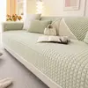 Cojín de sofá de felpa de conejo resistente a arañazos de mascotas, funda de sofá de felpa engrosada de invierno, tela decorativa simple nueva 2026