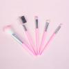 Pincel para Sombra de Ojos, Pincel Individual de Sirena, Pincel para Cejas, Pincel para Aegyo-Sal, Set de Cinco Pinceles, Pincel de Maquillaje, Versión Portátil