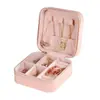 Caja de Joyería Portátil para Pendientes, Cadenas, Anillos, Cajas de Joyería