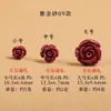 Contas soltas de cinábrio natural alto teor roxo dourado rosa lótus trevo de quatro folhas contas acessórios para pulseira DIY feita à mão