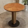 Mesas y sillas de estilo rústico para restaurantes de alta gama, cafeterías y restaurantes de fusión de moda y nicho que sirven cocina occidental, hechas de madera maciza