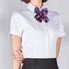 Camisa masculina e feminina mesmo estilo manga curta moda verão 2019 nova slim fit roupa de trabalho formal de negócios ol camisa profissional
