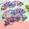 Item popular de comércio exterior: Fã de Grupo de Meninas Caçadoras de Demônios de Kpop, Ventilador de Verão Desenho Animado Fofo, Ventilador Dobrável Portátil para Meninas