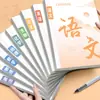 Cadernos essenciais para o volta às aulas, conjunto completo de cadernos de matérias espessos para inglês e matemática, especificamente para alunos do ensino fundamental II e médio, tanto para disciplinas de humanas quanto de exatas.