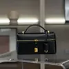 Nuevo Modelo 2025 Lp23 Bolsa Lonchera de Cuero Retro Gran Capacidad Casual Versátil Bolso de Hombro Cruzado Bolso Cuadrado Pequeño de Moda