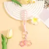 Lindo cordón para teléfono de doble pentagrama, material para manualidades de fundas de teléfono, llavero, correa de muñeca, colgante de muñeca, componentes de accesorio