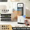 Calefactor Vertical Portátil Transfronterizo Estándar Europeo Refrigeración y Calefacción Ventilador de Aire Acondicionado Móvil para el Hogar
