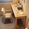 Escritorio de Madera Maciza Escritorio de Computadora Escritorio Pequeño para Apartamento Escritorio de Escritura para el Hogar Adulto Escritorio Largo de Oficina Escritorio Simple para Estudiantes