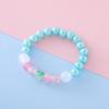 Oferta especial pulsera para niñas pulsera de cuentas redondas pulsera de cuentas rotas muñeca linda perlas de imitación joyería en stock al por mayor pequeños regalos