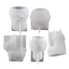 Resina de Cristal Botas de Muñeco de Nieve Navideño Calcetines Reno Campana Adornos Mesa DIY Vela Molde de Silicona 3D