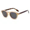 19647 Gafas de Sol Redondas Estilizadas Estilo Retro Europeo y Americano con Montura Tr90 para Mujer, Gafas de Sol con Protección Solar, Gafas de Gama Alta con Núcleo Insertado