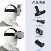 Soporte de teléfono para montar en la cabeza para videos en perspectiva de primera persona en TikTok, videos de unboxing y transmisiones en vivo con cámara