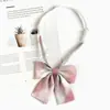 Estilo Japonés Corbata de Lazo JK Corbata Rosa Camisa Ropa para Chicas de Colegio Accesorios Cuello de Traje de Marinero