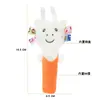 Bbsky cocodrilo burro mono sonajero de mano para bebé palo BB juguete para bebé 0.055