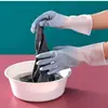 Luvas de Lavar Gradiente Domésticas de Borracha Impermeáveis Luvas Domésticas Limpeza de Cozinha Mãos Sujas Luvas Duráveis Antiderrapantes