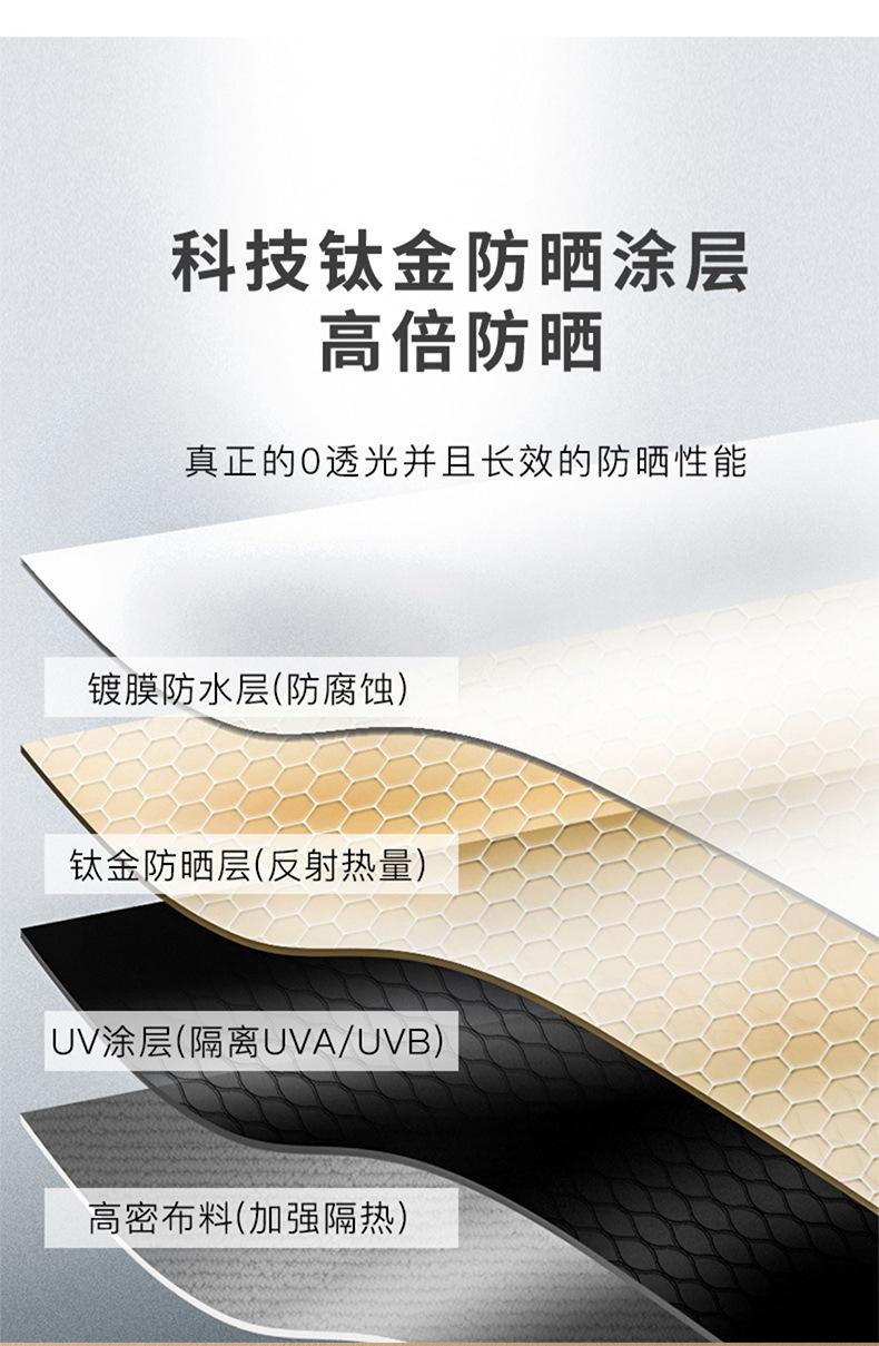 纯色金胶伞