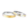 Anillos de Pareja Luna Marina de Plata de Ley S925 Diseño Nicho Anillo Abierto Joyería para Hombres y Mujeres Regalo del Día de San Valentín