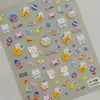 Lindas Pegatinas de Animales para Uñas 5D en Relieve Estéreo Infantil Animalitos Pequeños Pegatinas DIY para Uñas Estilo Joyería Ca