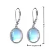 Moda Moonstone gota de água brincos longo borla Super fada em forma de pêra diamante labradorita personalidade orelha fivela orelha jóias