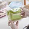 Mousse Caja Mil Capas Caja Pastel Tiramisú Caja Pastelería Horneada 650ml Plástico Transparente Caja de Embalaje Sellada