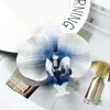 Flores Artificiais de Orquídea Phalaenopsis Lembrancinha de Casamento DIY Pequeno Ornamento Grampo de Cabelo Decorativo Adorno de Cabeça Adereço para Fotografia