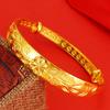 Pulsera de oro vietnamita 10N con diseño de carpa, imitación de trébol dorado, dragón estrellado y fénix, venta al por mayor