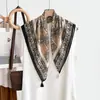 Pañuelo Cuadrado Vintage con Borlas Estampado Paisley Pañuelo para el Cuello con Colgante Estampado de Lunares y Anacardos Pañuelo de Seda con Flecos para Mujer Imitación de Algodón y Lino