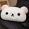 Almohada de Rilakkuma de Dibujos Animados, Almohada de Cabecera, Muñeco para Sofá de Dormitorio, Peluche, Almohada Relajante para Dormir, Cojín