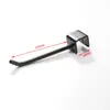 Soporte de Tubo Cuadrado para Estante Soporte Izquierdo y Derecho Accesorios Columna Aa Blanco y Negro con Clavo Tubo Transversal Soporte de Tubo Cuadrado Brazo de Arrastre