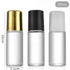 Botellas dispensadoras de perfume, Botellas de vidrio esmerilado para aceites esenciales, Botellas grandes con aplicador de bola para agua floral, Botellas roll-on, Botellas de vidrio con impresión de logotipo