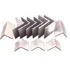 Ángulo de aluminio tira de aluminio en forma de L aleación de aluminio perfil de aluminio en ángulo hierro angular ángulo recto de 90 grados dobladillo protección de esquina desigual tira de presión de borde