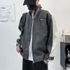 Chaqueta de cuero tipo biker holgada para hombre, moda urbana europea y americana, elegante y genial con un toque de alta gama, chaqueta de cuero PU tipo aviador