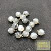 Botones Decorativos Redondos de 1CM de Ancho Cosidos a Mano Hebilla de Perlas Colgante Decorativo de Perla Maleta Zapatos Sombrero Ropa Ropa