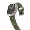Adequado para Série 9/10/Ultra2 da Apple Pulseira de Silicone com Fivela Reversa de Malha Pulseira Esportiva Apple para iWatch