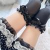 Calcetines Finos de Pantorrilla para Mujer Primavera y Verano, Medias Elásticas Transparentes, Calcetines Lolita Pura Deseo Jk, Estilo Japonés Estilo Preppy Calcetines de Media Pantorrilla