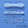 Asas de Plástico Suave de Colores en Stock, Asas de Plástico Transparente, Asas para Cajas de Papel, Asas para Cajas de Embalaje, Asas de Transporte Engrosadas