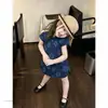 ¡Suceden cosas buenas! Nuevo Vestido Jacquard Estilo Chino para Niñas, Nuevo Vestido Qipao de Verano para Niños Pequeños