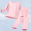 Pijamas Infantiles Yinxiuli Modales Verano Ropa Interior para Bebé Traje de Manga Corta Ropa para Aire Acondicionado de Cintura Alta para Bebé Ropa para el Hogar